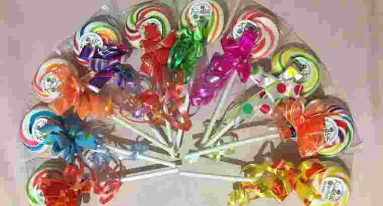 Permen Lollipop Rp. 1.500,- berat 15 gram lebar 4