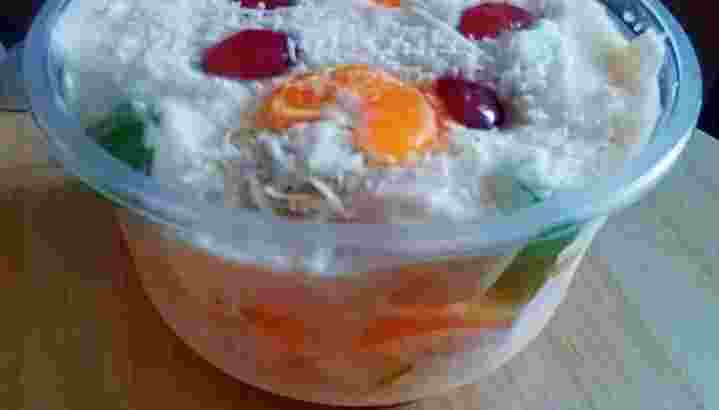 Salad Buah,Puding Coklat