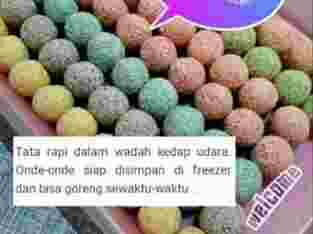 Jual Onde-Onde Mini Rainbow