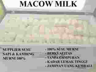 Susu Sapi Murni Berkualitas 100% (MACOW MILK)