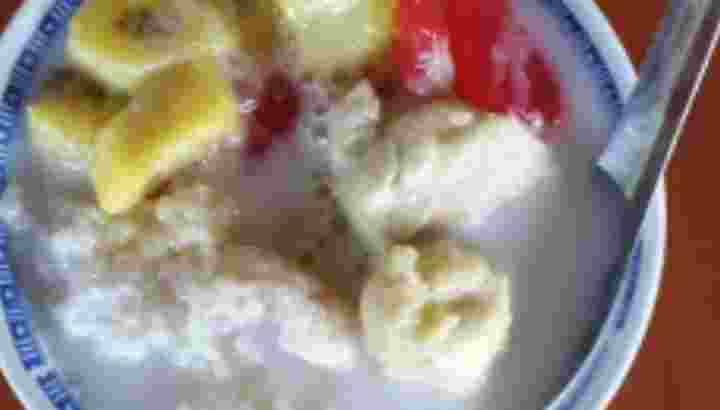 Es Kolding Durian dan Strawberry