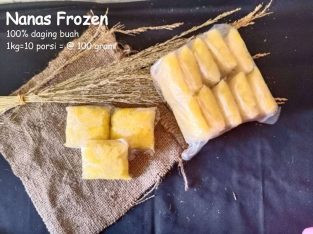 Grosir Frozen Fruits Nanas curah 1kg