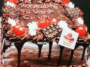 Custom Kue Tart Ulang Tahun Blackforest