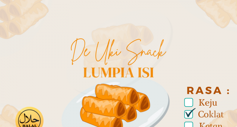 Lumpia Isi Coklat, Keju, Pisang Dan Ketan Hitam.