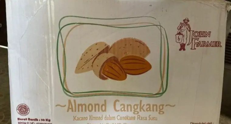 Jual Kacang Almond Cangkang Rasa Susu