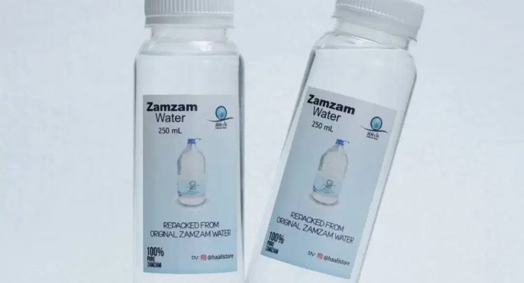Paket Oleh-Oleh Air Zam Zam 1 liter