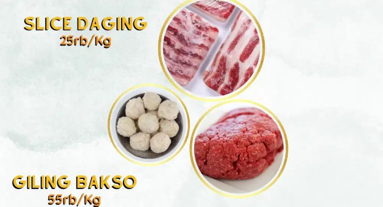 Jasa Slice Daging, Giling Bakso