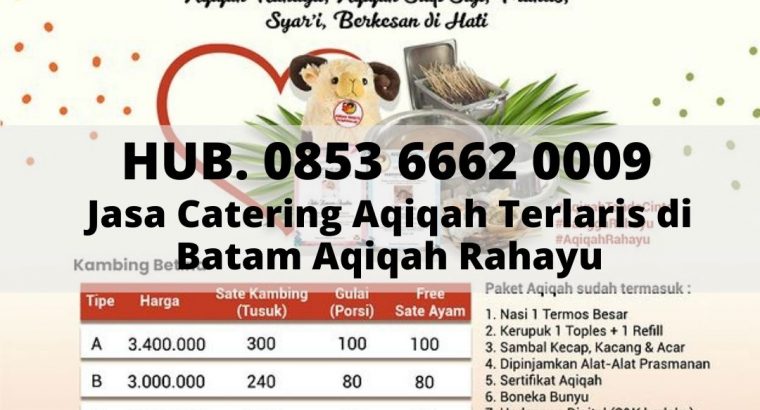 Hub. 085 366 620 009, Paket Catering & Aqiqah Mura